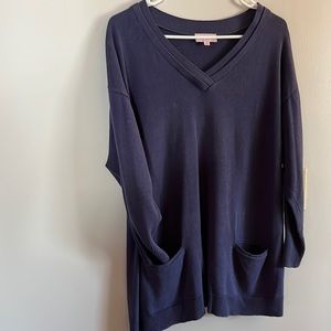 3/4 sleeve sweater with cute pockets